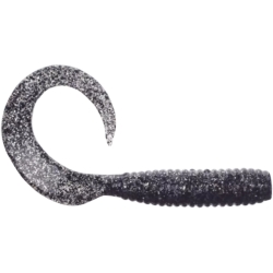 GULP SW GRUB BLK BLING 6" (4/PK)